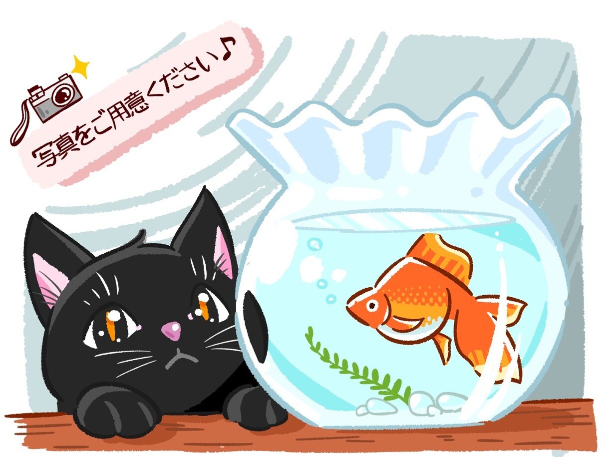 ポップでかわいいペットの似顔絵を描きます 愛するペットとの思い出に♪ ご希望はすべて叶えます！ イメージ3