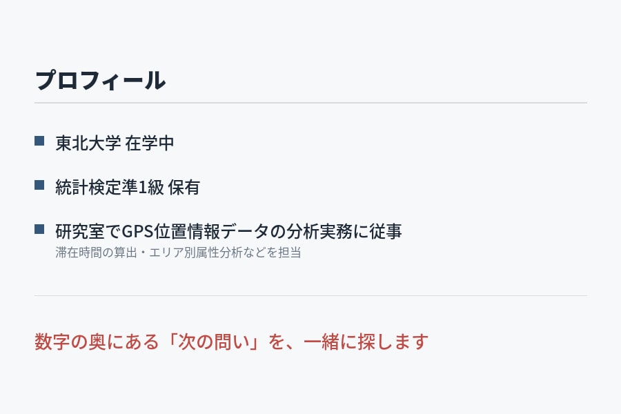 売上・人流データ分析でレポートを作成します データの奥にある「次の問い」を、統計で可視化します イメージ3