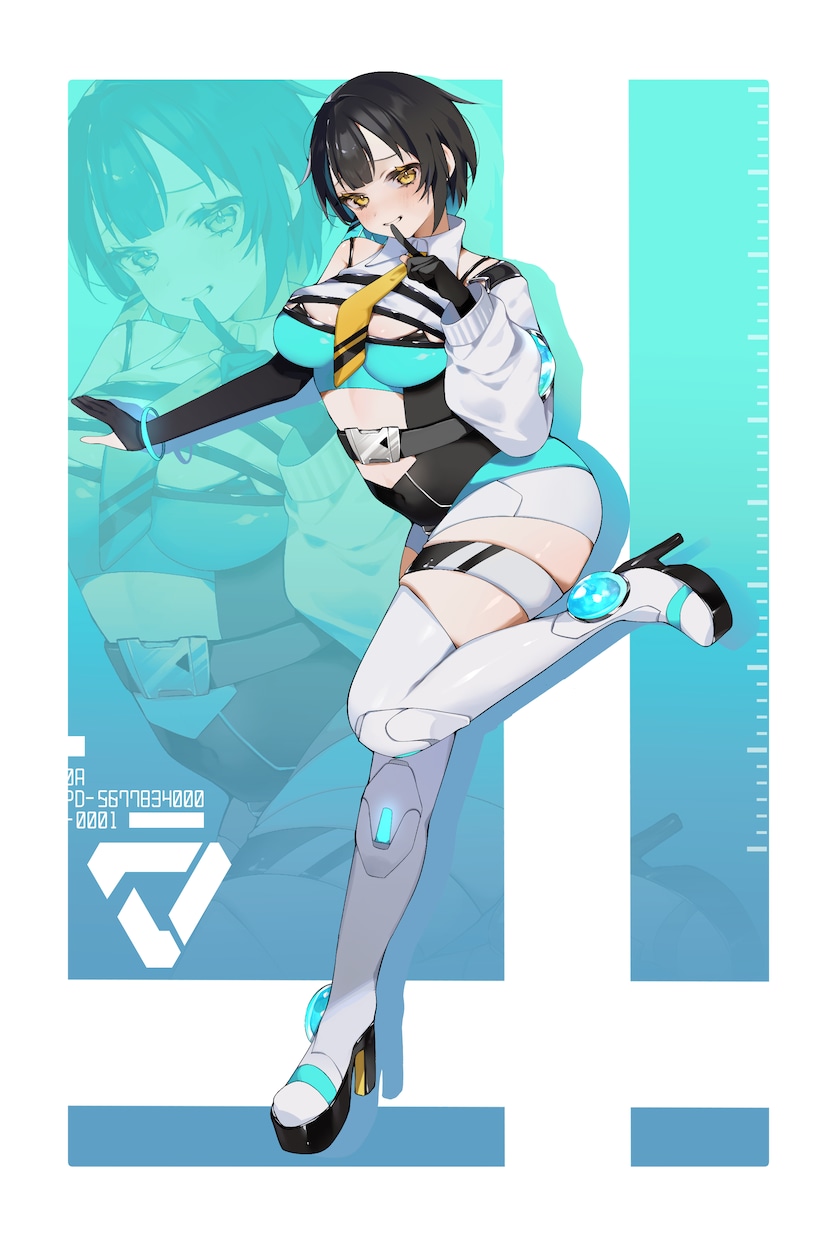 VtuberLive2Dパーツ分けイラスト描きます 肉感のある女の子、サブカル、地雷系などの衣装デザインが得意 イメージ5