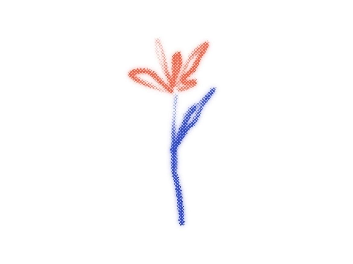 シンプルなお花のイラスト制作します 3枚！さりげなくおしゃれなアイコンにしたい方へ イメージ1