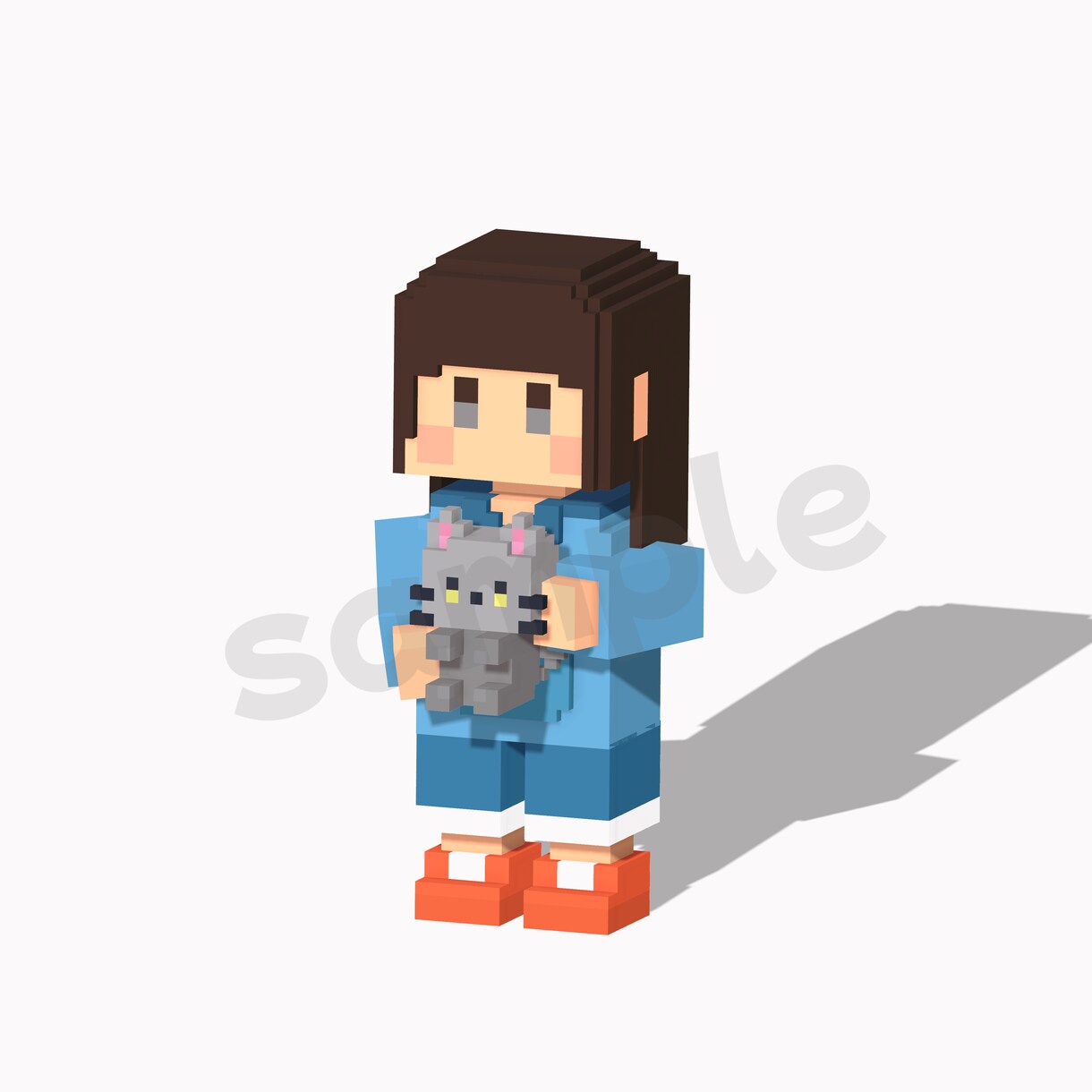 ブロック調の可愛い3Dアバター作ります ボクセルでオリジナルのアイコン作りませんか？即日納品可 イメージ8