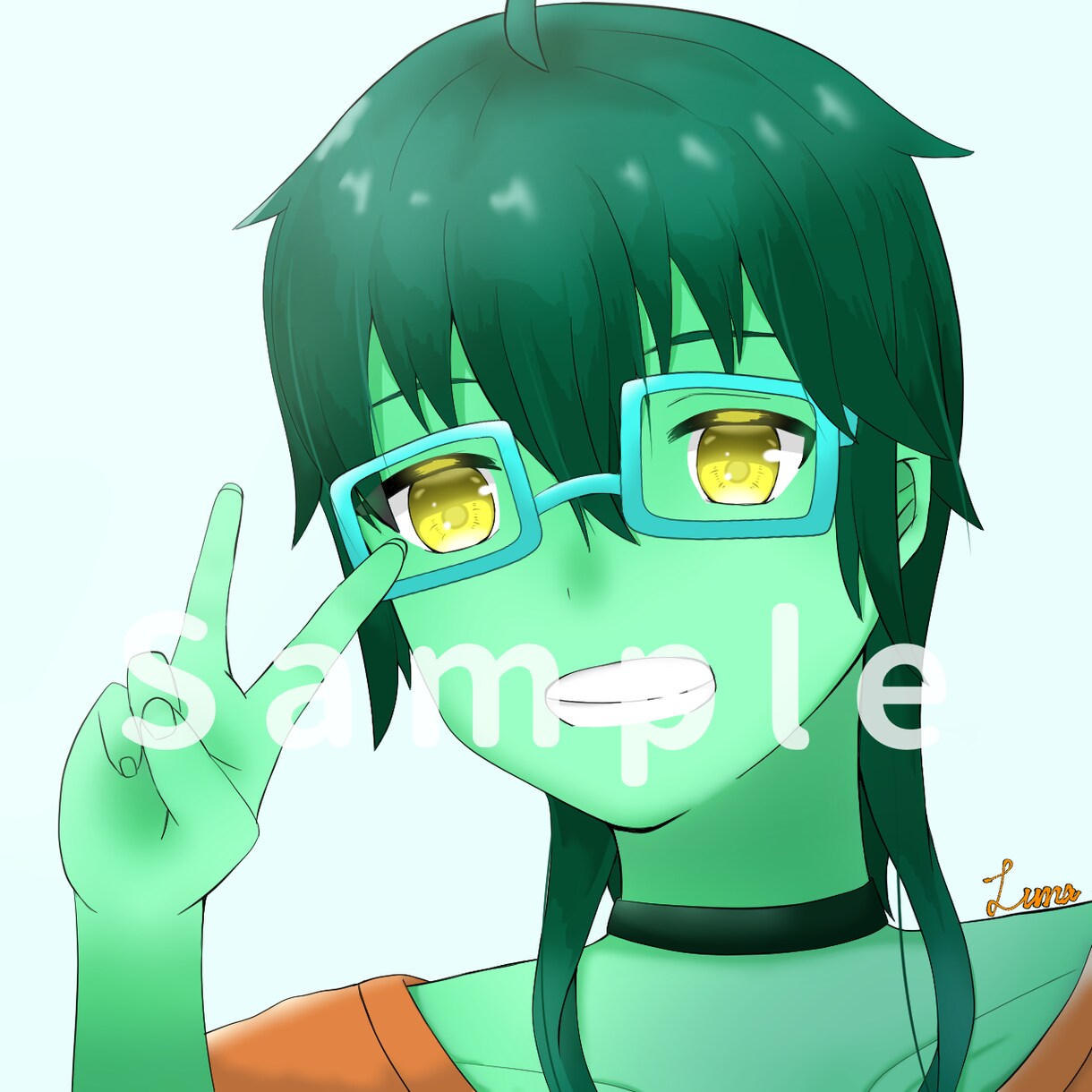 SNS用のアイコン描きます キャラクターの特徴を生かしたイラストお描きします! イメージ2