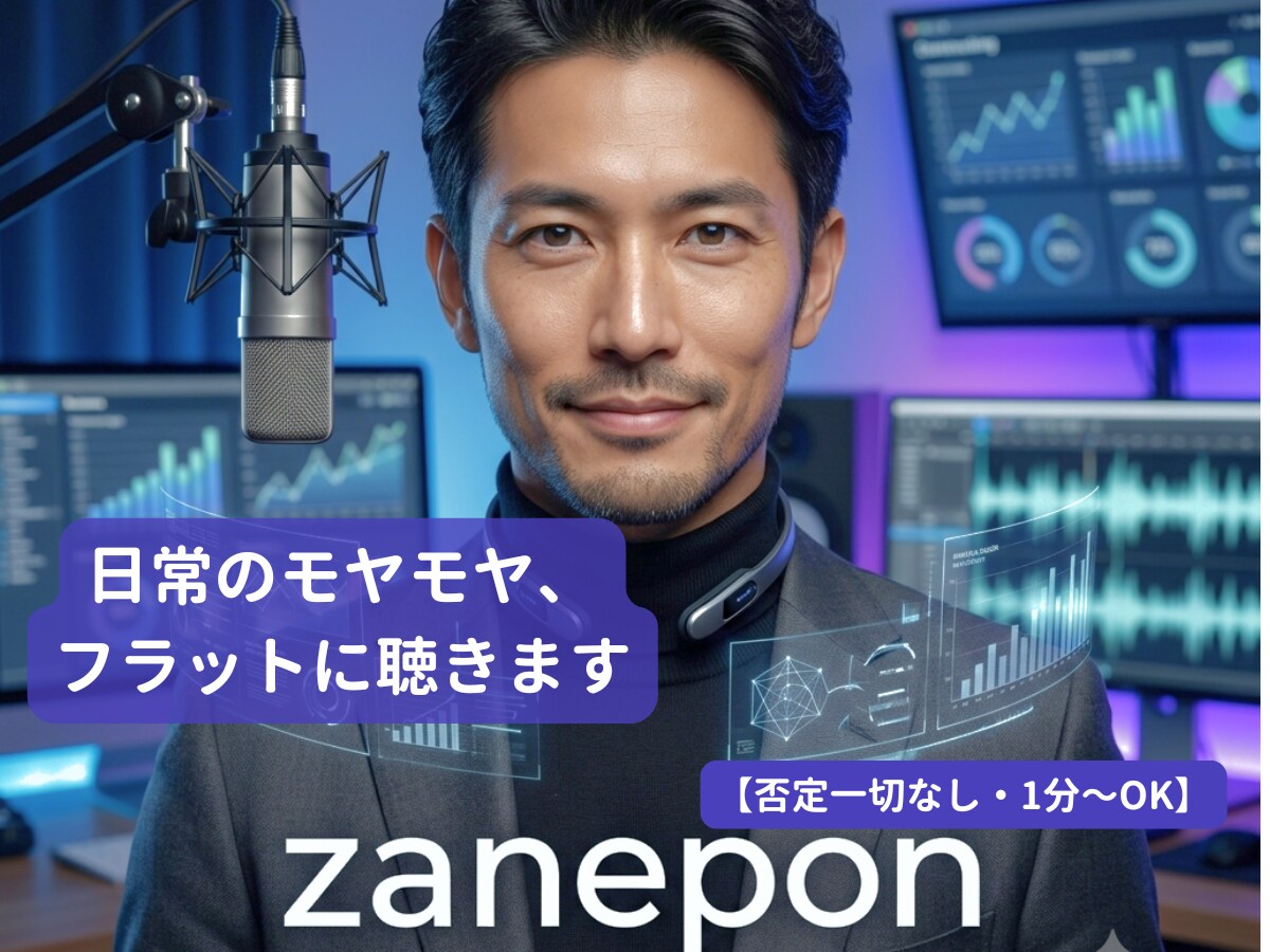 日常のモヤモヤや悩み、フラットに聴きます 否定は一切なし。心を軽くして、頭を整理する時間を作ります。 イメージ1