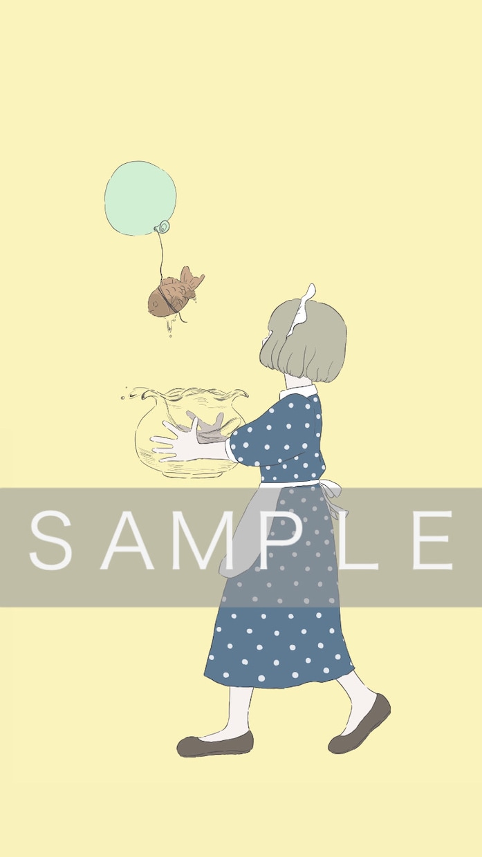 顔を隠すシンプルなイラスト描きます ◎シンプルおしゃれなイラストです◎顔ありも可◎ イメージ4