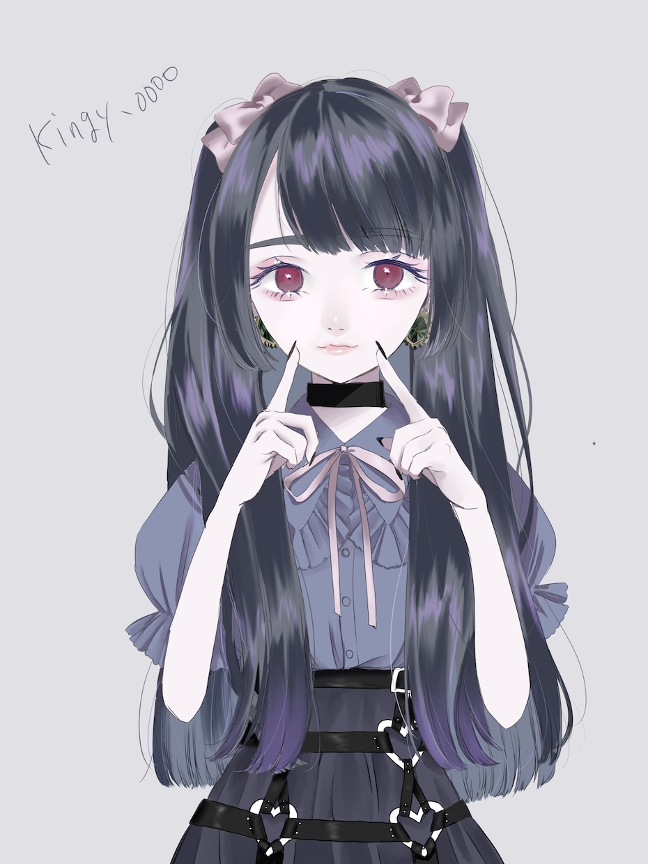 最短1日！目が印象的な女の子イラスト描きます イメージからあなただけの可愛い女の子イラスト制作します！ イメージ5