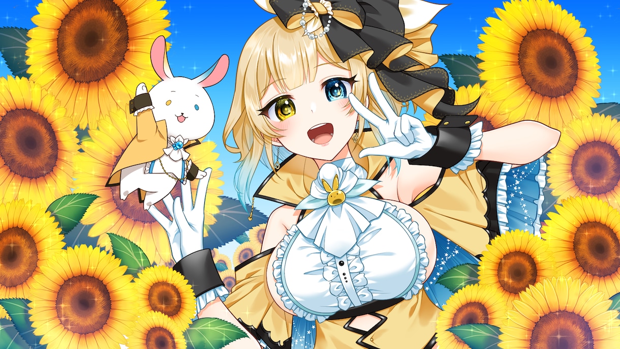 1週間短納期☆ご希望の欲しい！1枚絵描きます 記念日、企画、Vtuberさんを応援☆1枚絵ご用意します！！ イメージ3