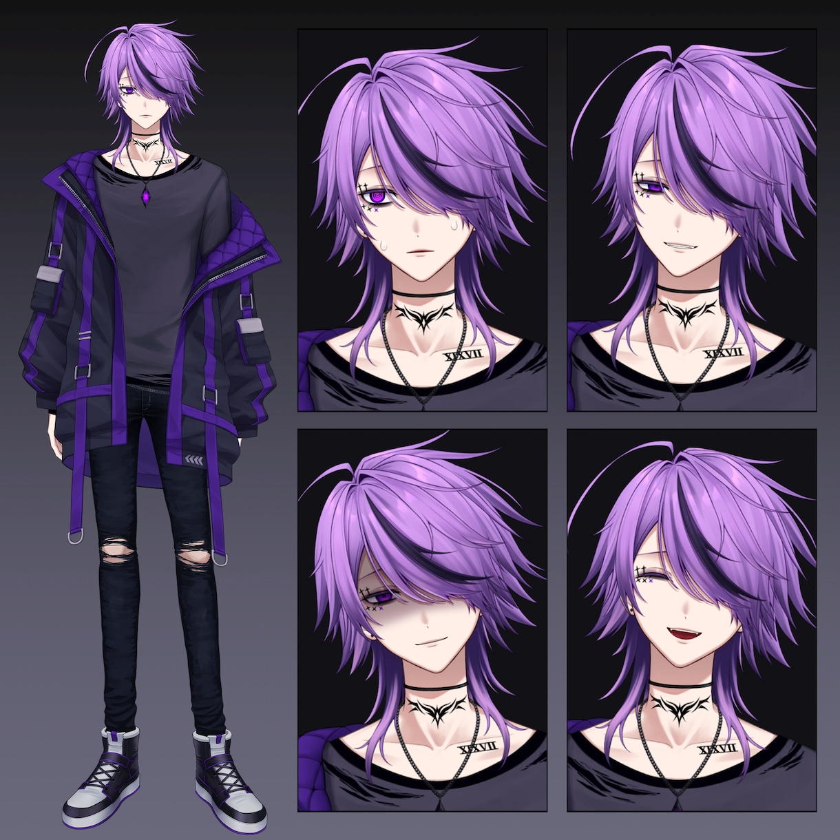 高可動域VTuber✨全工程制作します キャラデザ持ち込みやイラストのみモデリングのみもOK！ イメージ9