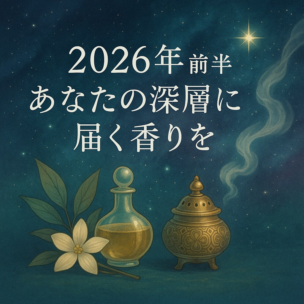 2026年前半の流れを香りで読み解きます あなたの道が進みやすくなる香りの指針をお届けします イメージ1