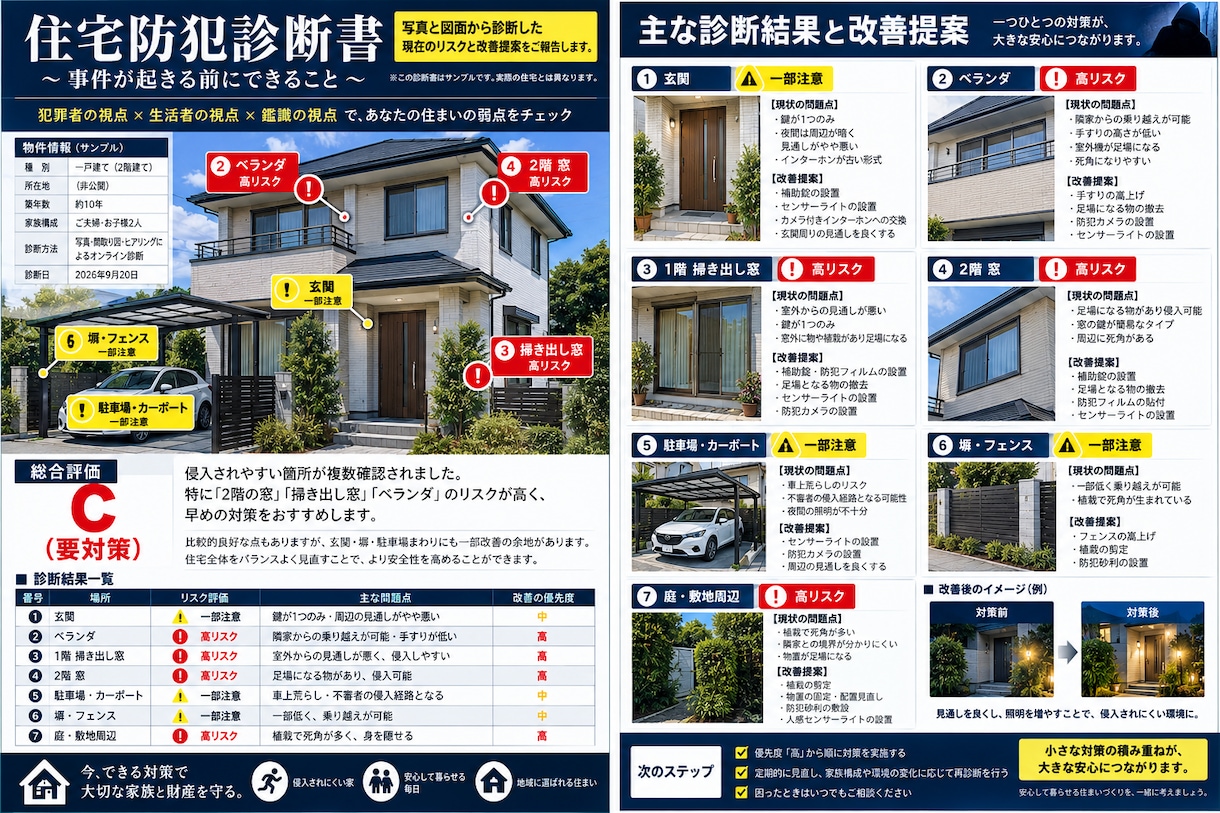 元鑑識経験者が空き巣対策を診断します 犯罪者×鑑識の視点で自宅の弱点をチェック イメージ3