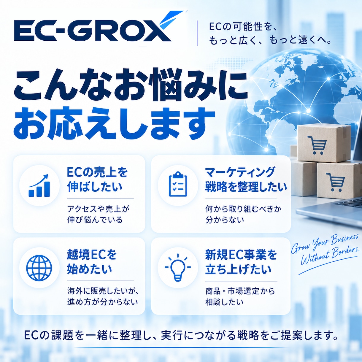 EC・マーケティングの課題を整理し戦略を提案します 国内・越境ECの実務経験をもとに成長戦略を提案します イメージ2