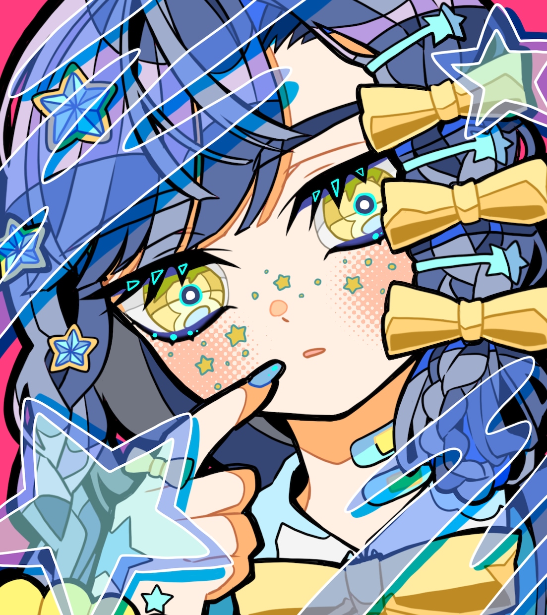ステンドグラスのようなイラストをお届けいたします 他の人とひと味違うテイストで印象づけて差をつけろ！！ イメージ1