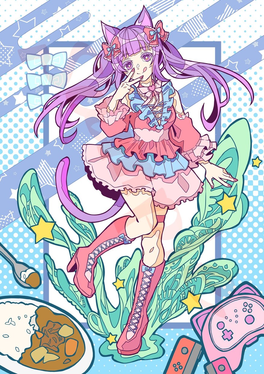 ステンドグラスのようなイラストをお届けいたします 他の人とひと味違うテイストで印象づけて差をつけろ！！ イメージ8