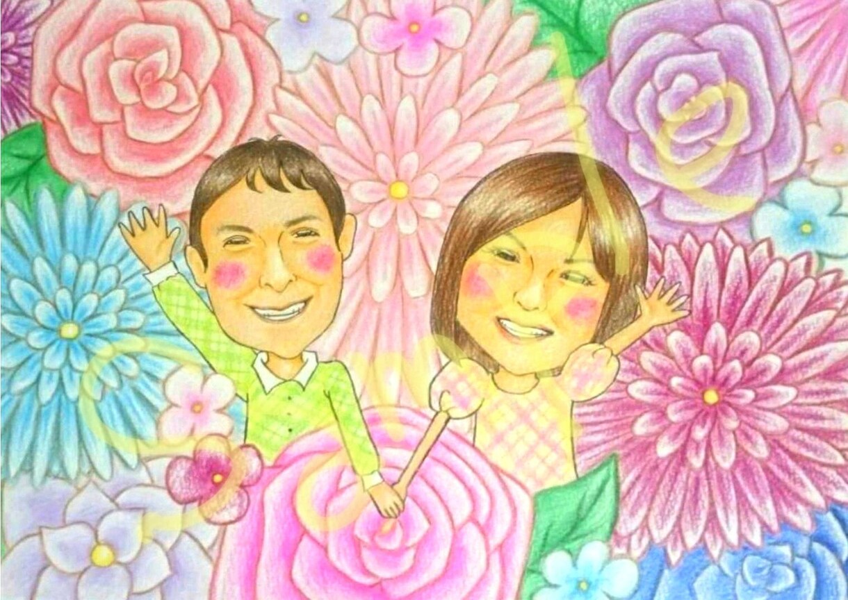 かわいいウェルカムボード作成致します 大切な結婚式の入り口に素敵なイラストを★ イメージ4
