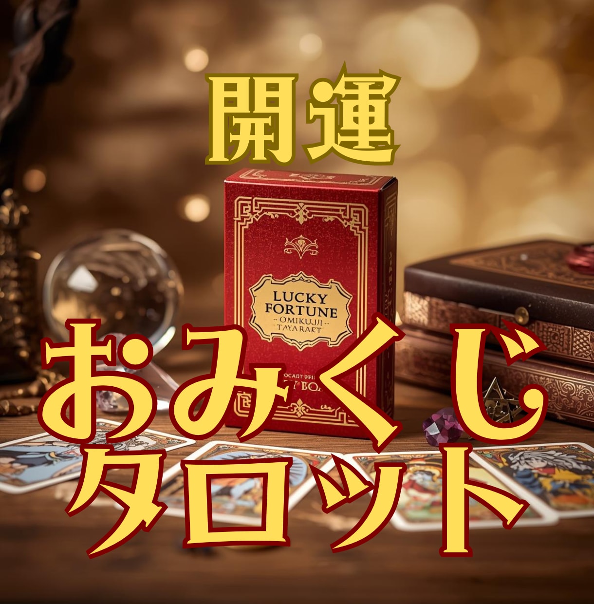 2026年の運気をおみくじタロットで届けます 軽やかなおみくじ形式のタロット占いです。 イメージ1