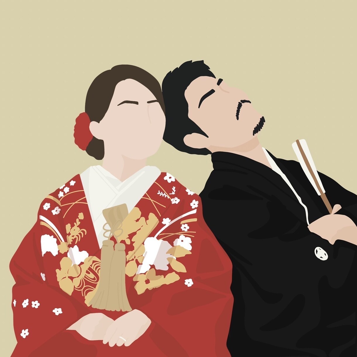 結婚式ウェルカムボードイラスト描きます 海外風フラットデザインで♡おしゃれな空間に♡ イメージ3