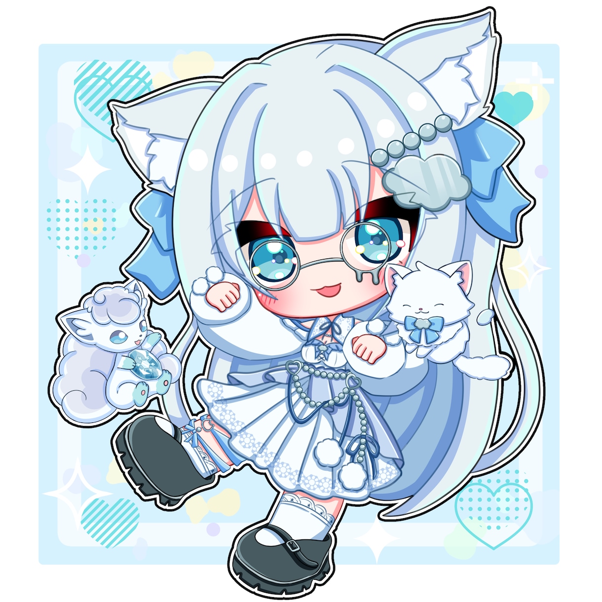 SDイラスト•ミニキャラ•グッズイラスト描きます 【特別価格】実績作りのため、先着2名様限定！(商用利用OK) イメージ4