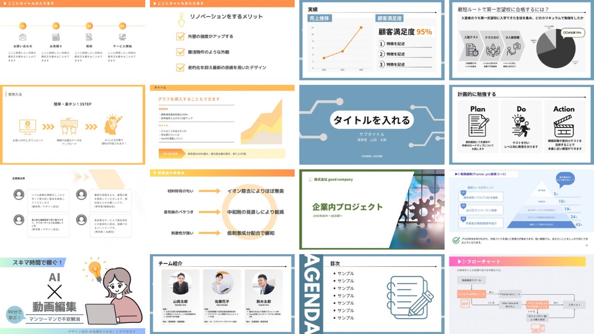 全部丸投げもOK◎スライド作成代行します 偏差値70越えの元リケジョがあなたの代わりにスライド作成！ イメージ3