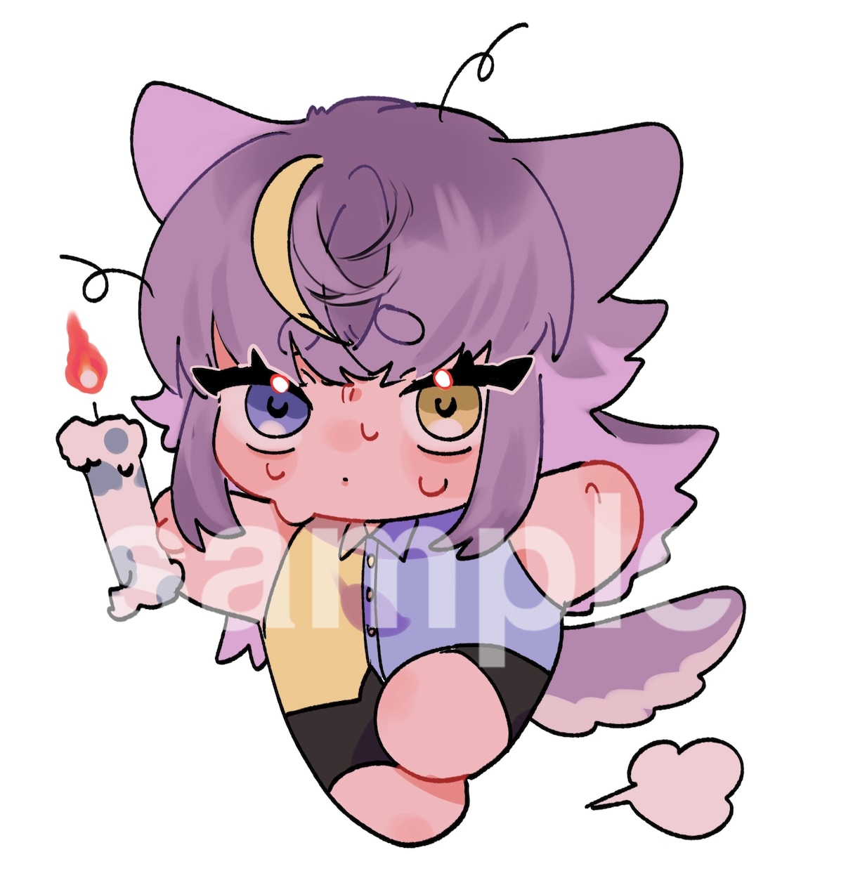 モチモチでかわいいSDキャラクターを制作いたします 丸くてもちもちした可愛いSDイラストを描きます！ イメージ2