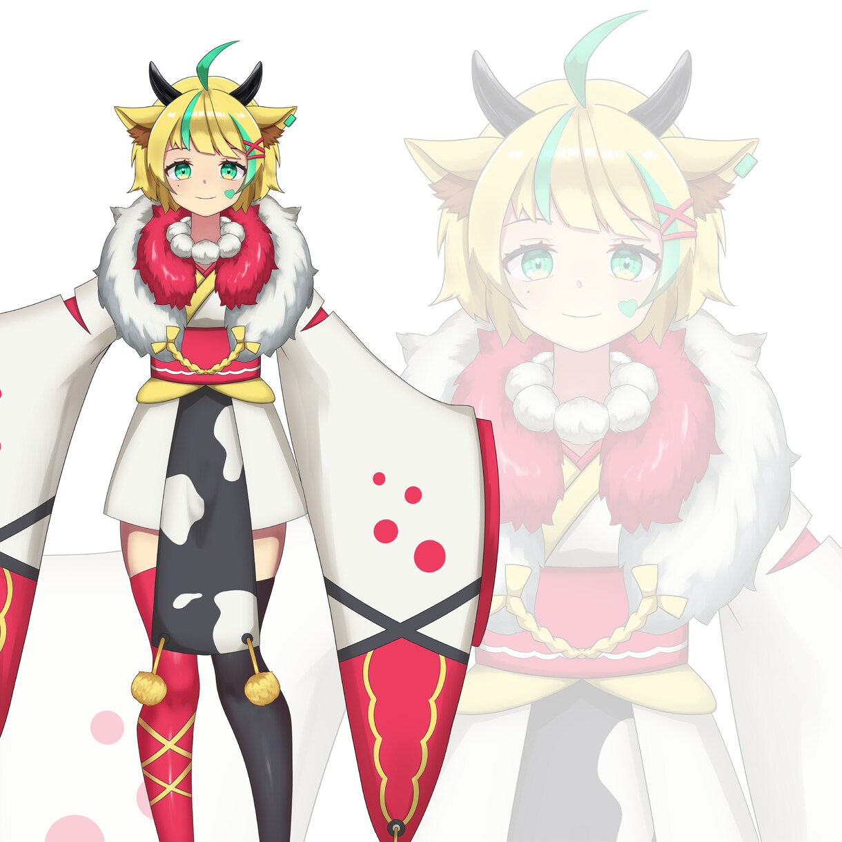 女性のVtuberキャラクターデザイン承ります 【キャラデザ：先着1名　30,000円→20,000円】 イメージ6