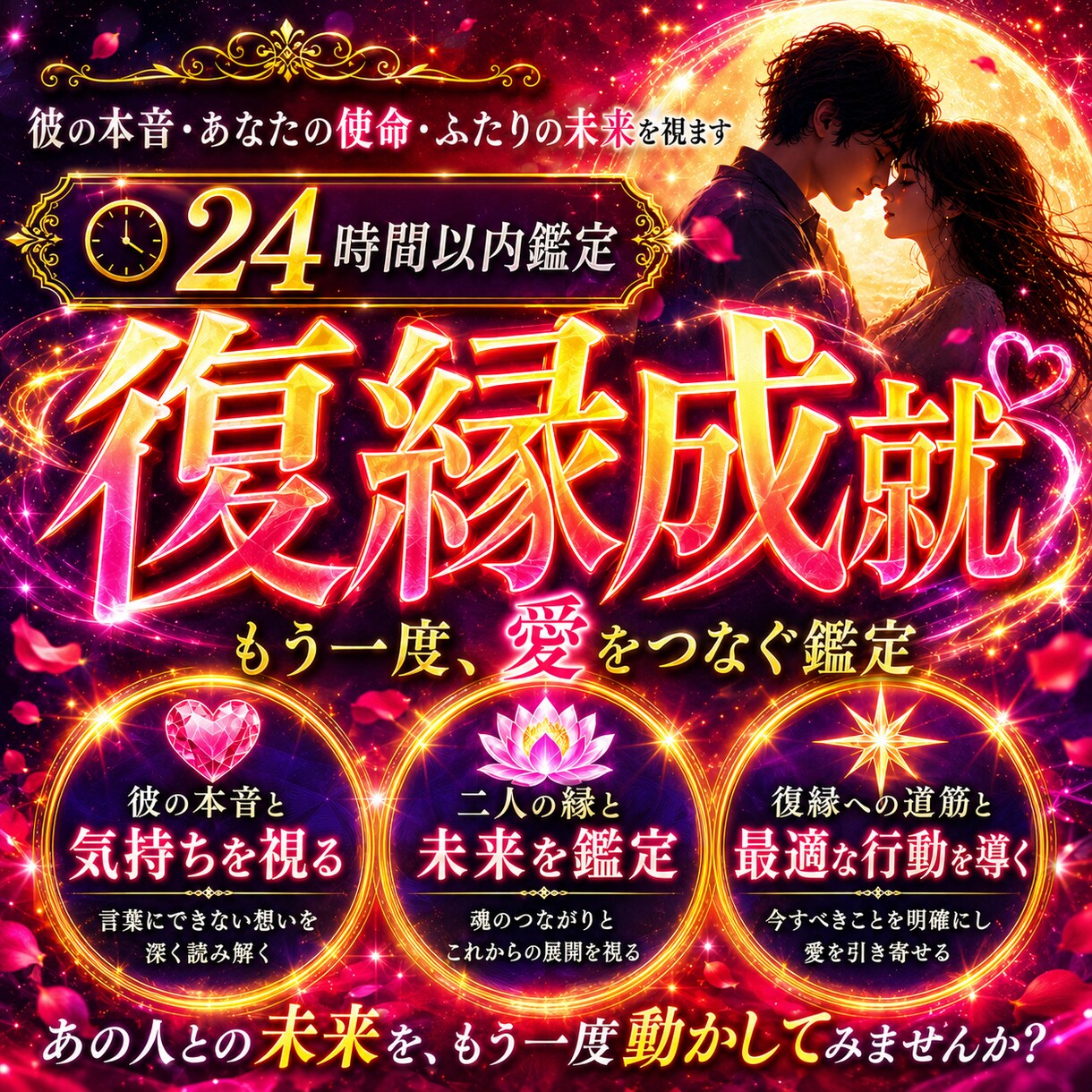 龍神の御神託◆あの人と奇跡の復縁を叶えます 守護龍を降ろす最上級霊視、離れてしまった二人の縁を再び結ぶ イメージ1