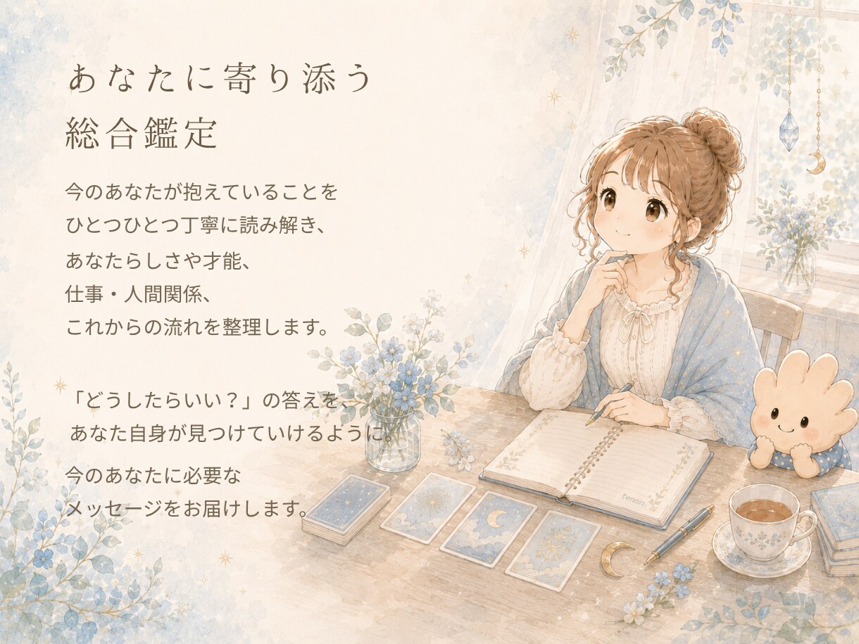 あなたらしい未来を総合鑑定します 自分を知り、これからの一歩を見つける総合鑑定 イメージ4
