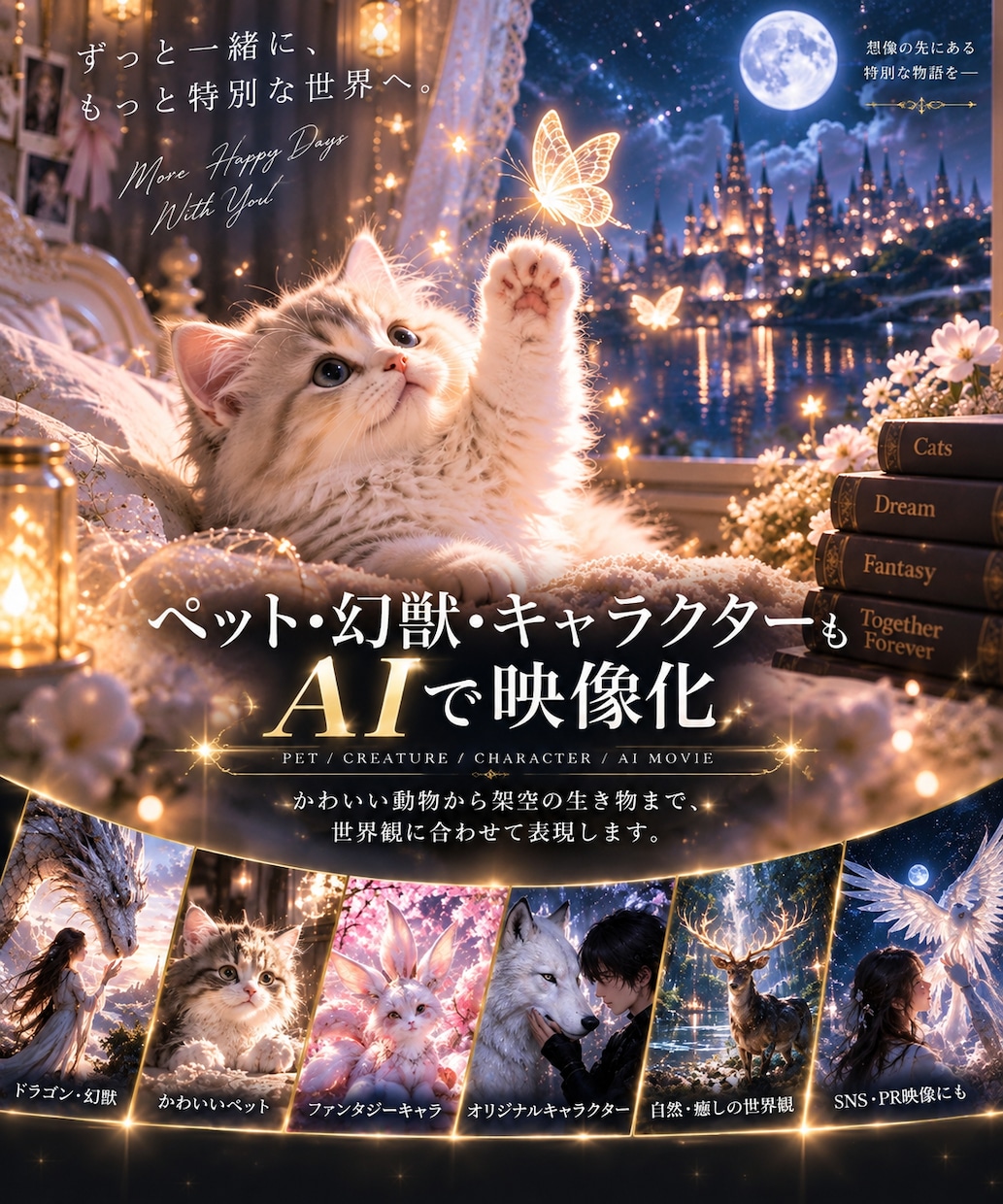 実写風AIショート動画を制作します 撮影できない世界観をAIで映像化します イメージ6