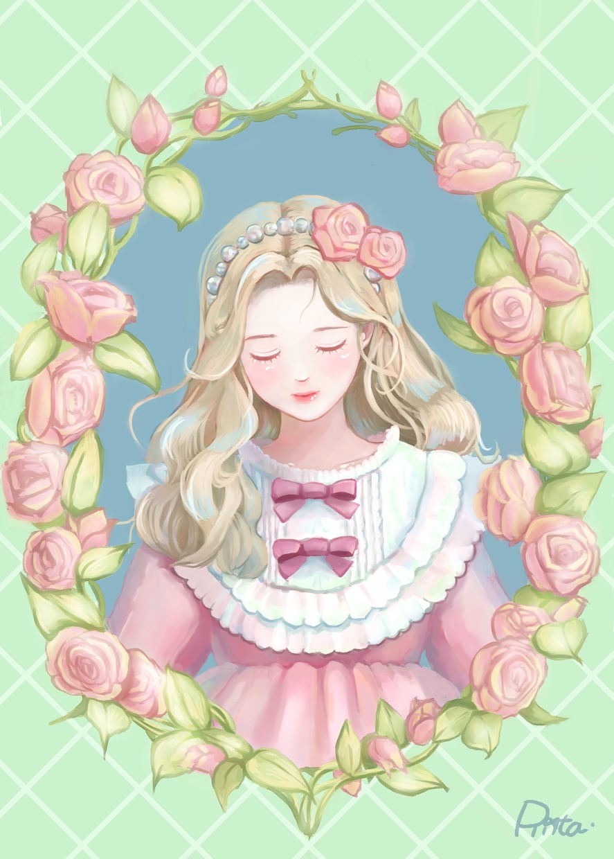 綺麗めオシャレなイラスト描きます ♡アイコンや一枚絵,キャラクターデザイン等♡※商業利用可 イメージ1