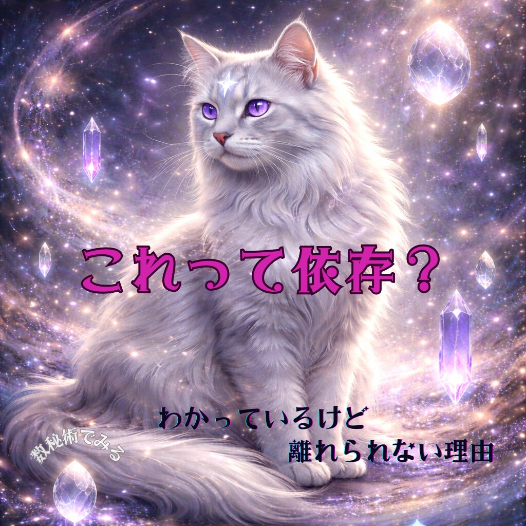 これって依存？離れたいのに離れられない関係をみます 数秘術でみる/心が縛られる理由⇒自分を取り戻す道筋案内	 イメージ1