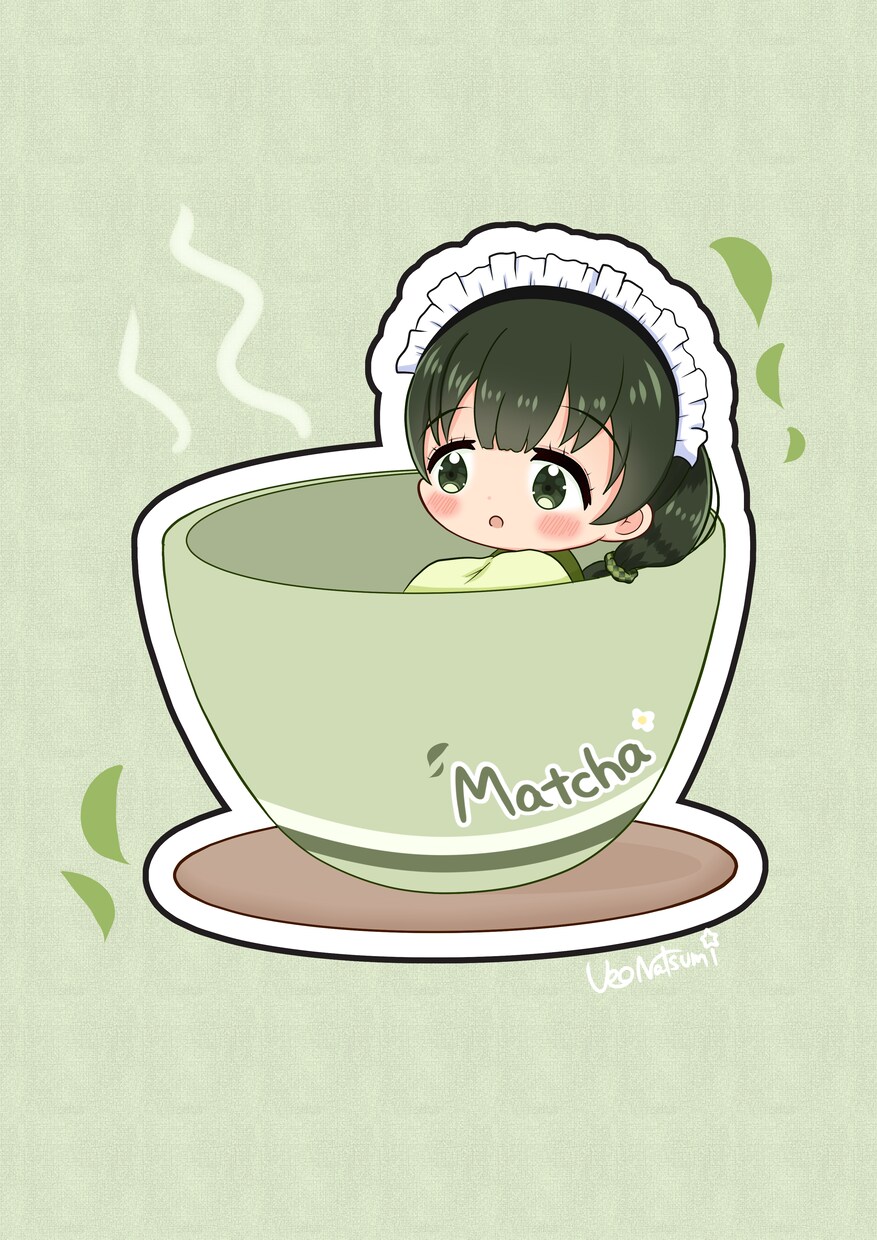 擬人化 推しドリンクをメイドさんアイコンにします 【飲み物の擬人化】あなたの推しドリンクをメイドさんアイコンに イメージ3