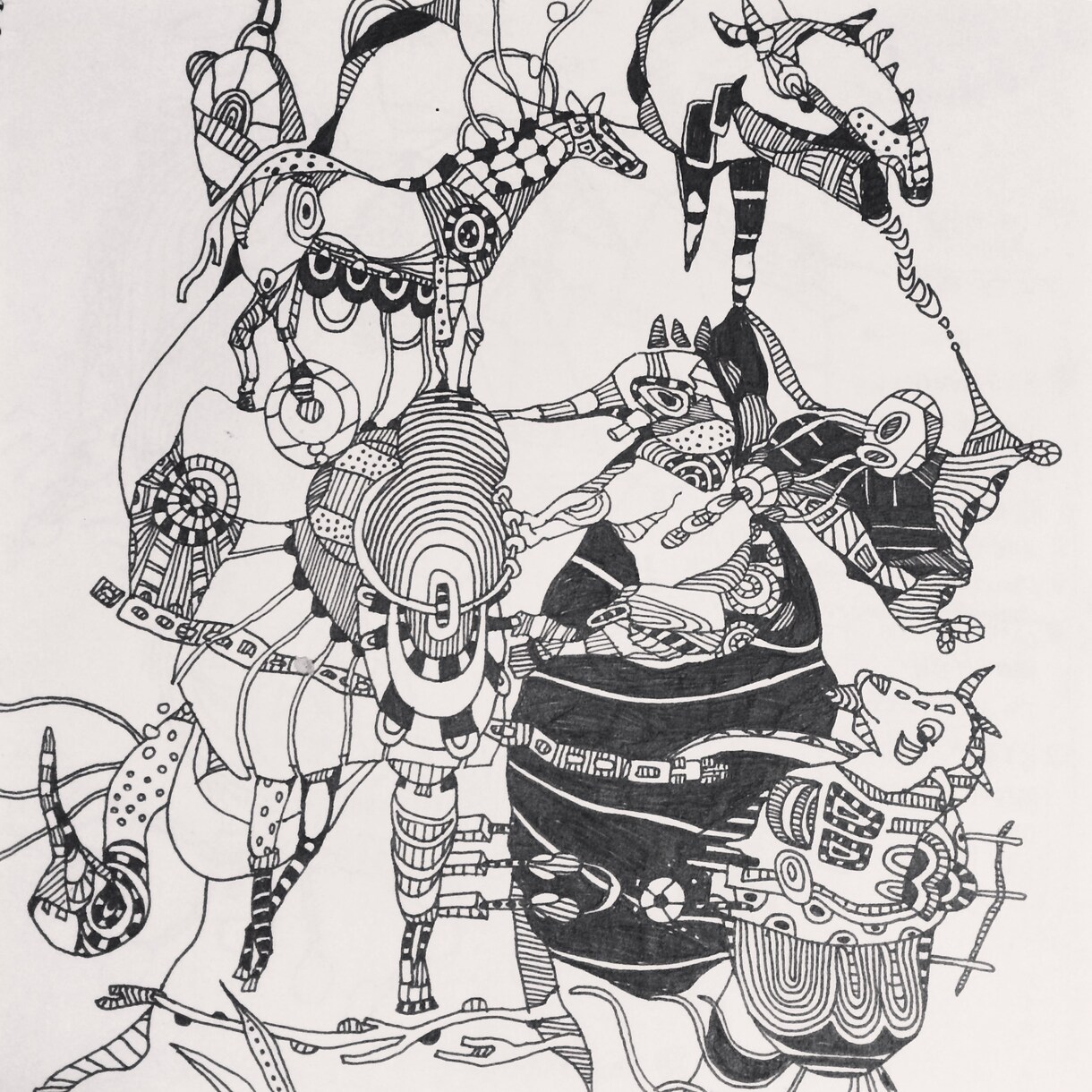 ご希望のモチーフをテーマにした白黒イラスト描きます CD、書籍、表紙など、モノクロのイラストを使ってみませんか？ イメージ1