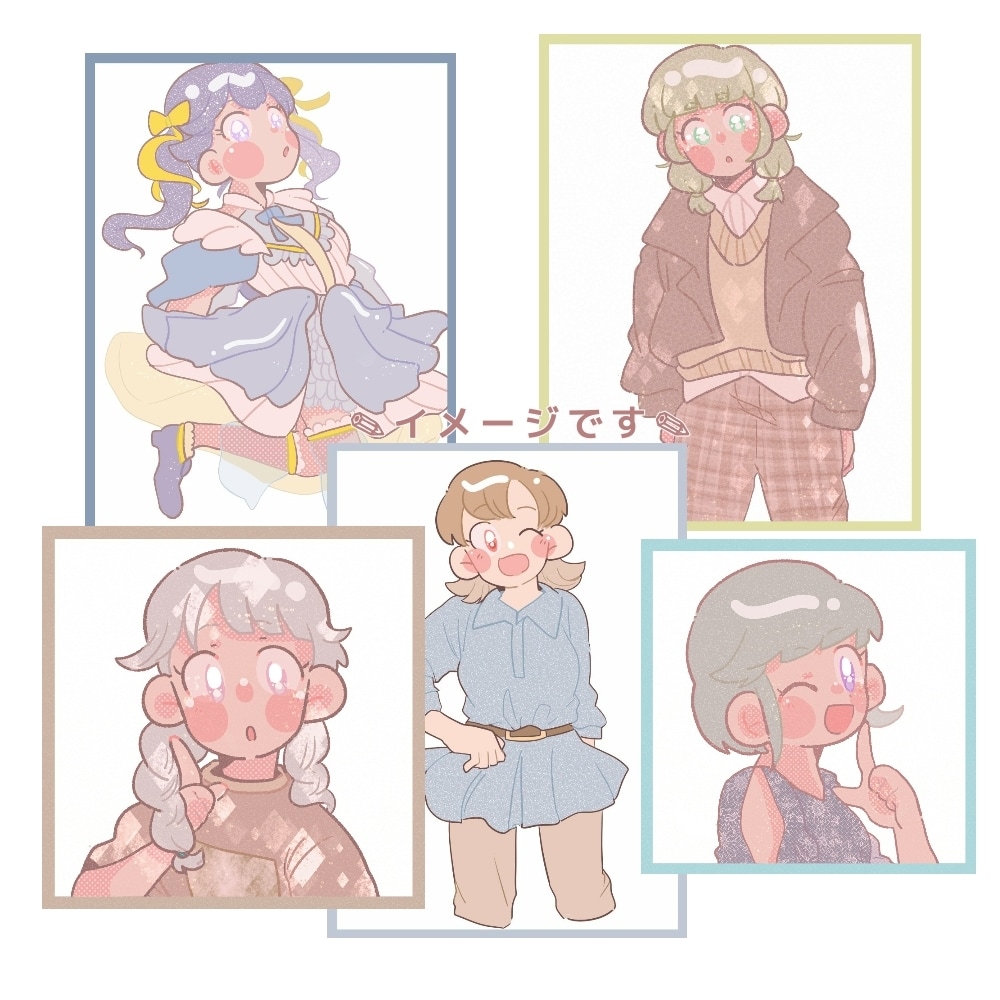 最短納品2日！貴方の素敵なコーデをイラストにします お気に入りのお洋服をイラストに！ イメージ2