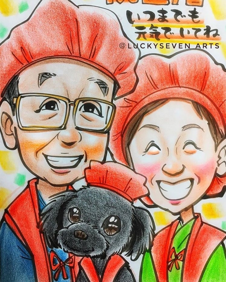 昨日対応！可愛い似顔絵お描きします プレゼントお困りの方！世界で１枚の可愛い似顔絵いかがですか イメージ1