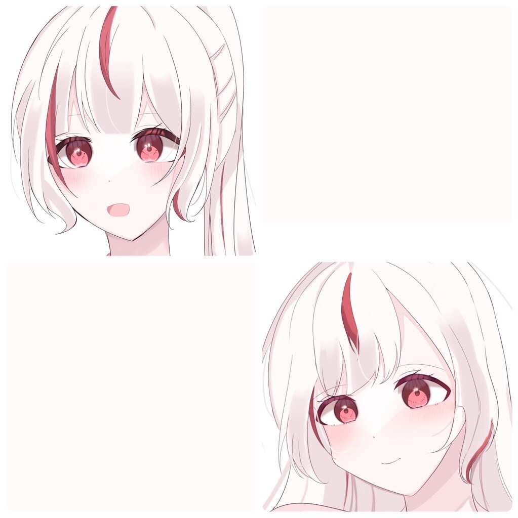 フェイスアップアイコンを描きます 彩度低めの透明感のあるイラストを描きます！ イメージ1