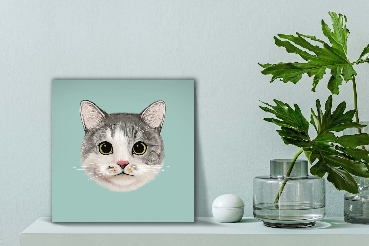 猫と犬の似顔絵を可愛くリアルに描きます ●写真をもとに、しっかりタッチで似せて描きます。 イメージ8