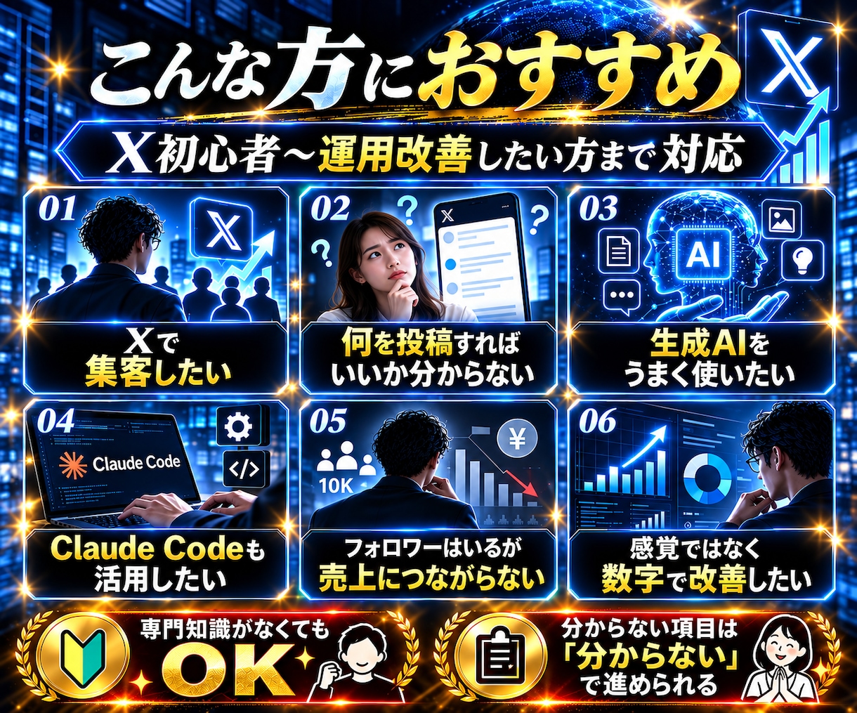 X集客を生成AIで仕組み化します Xの公開コード解析×生成AIで感覚運用から卒業 イメージ7