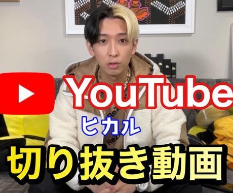 YouTube・TikTok切り抜き動画作ります YouTubeやTikTokの切り抜き動画を承ります。 イメージ2