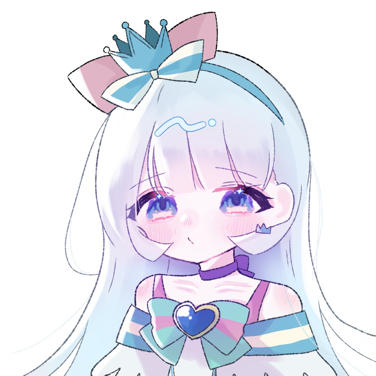 かわいいアイコン作成致します 病み系とキラキラした絵を描きます⸜ ♡ ⸝ イメージ2