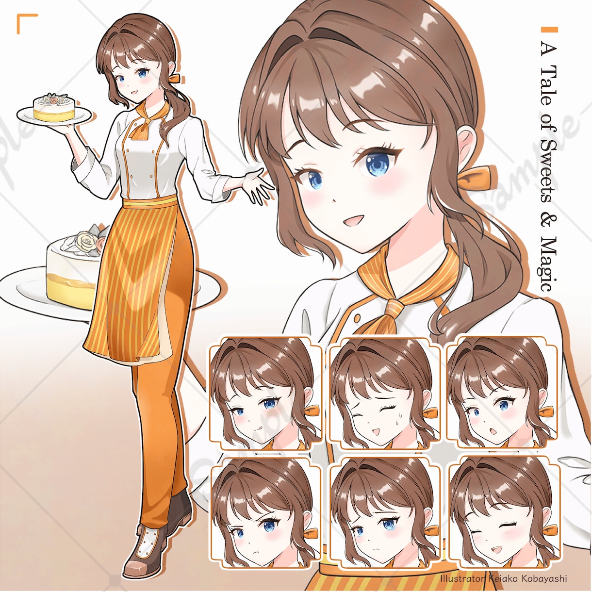 ゲーム・TRPG立ち絵制作いたします 設定まで伝わる世界観を丁寧に表現します イメージ6