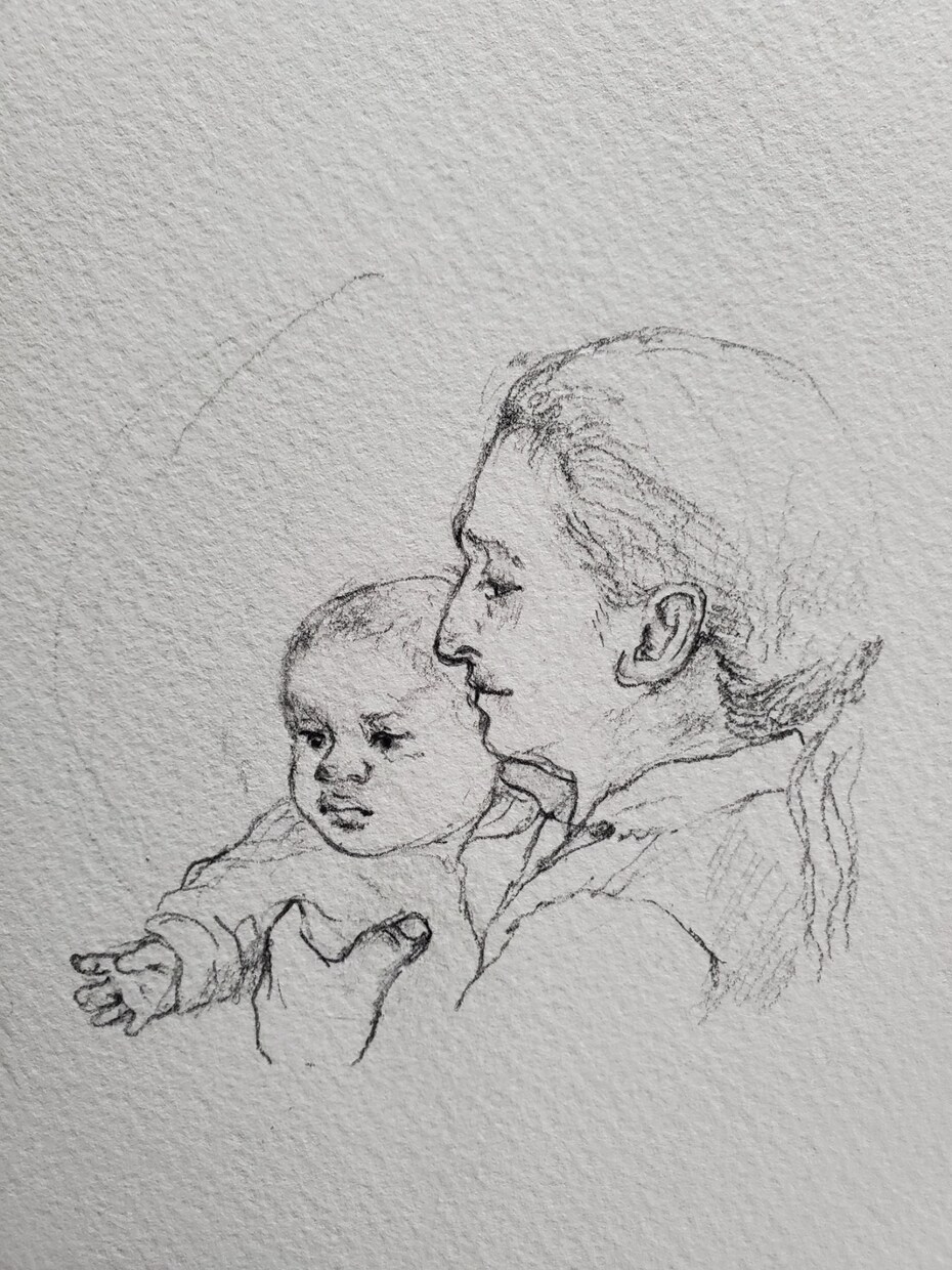 全世代対応！唯一無二の似顔絵描きます 芸大卒の絵描きが貴方の思い出の写真を「アート作品」にします。 イメージ9