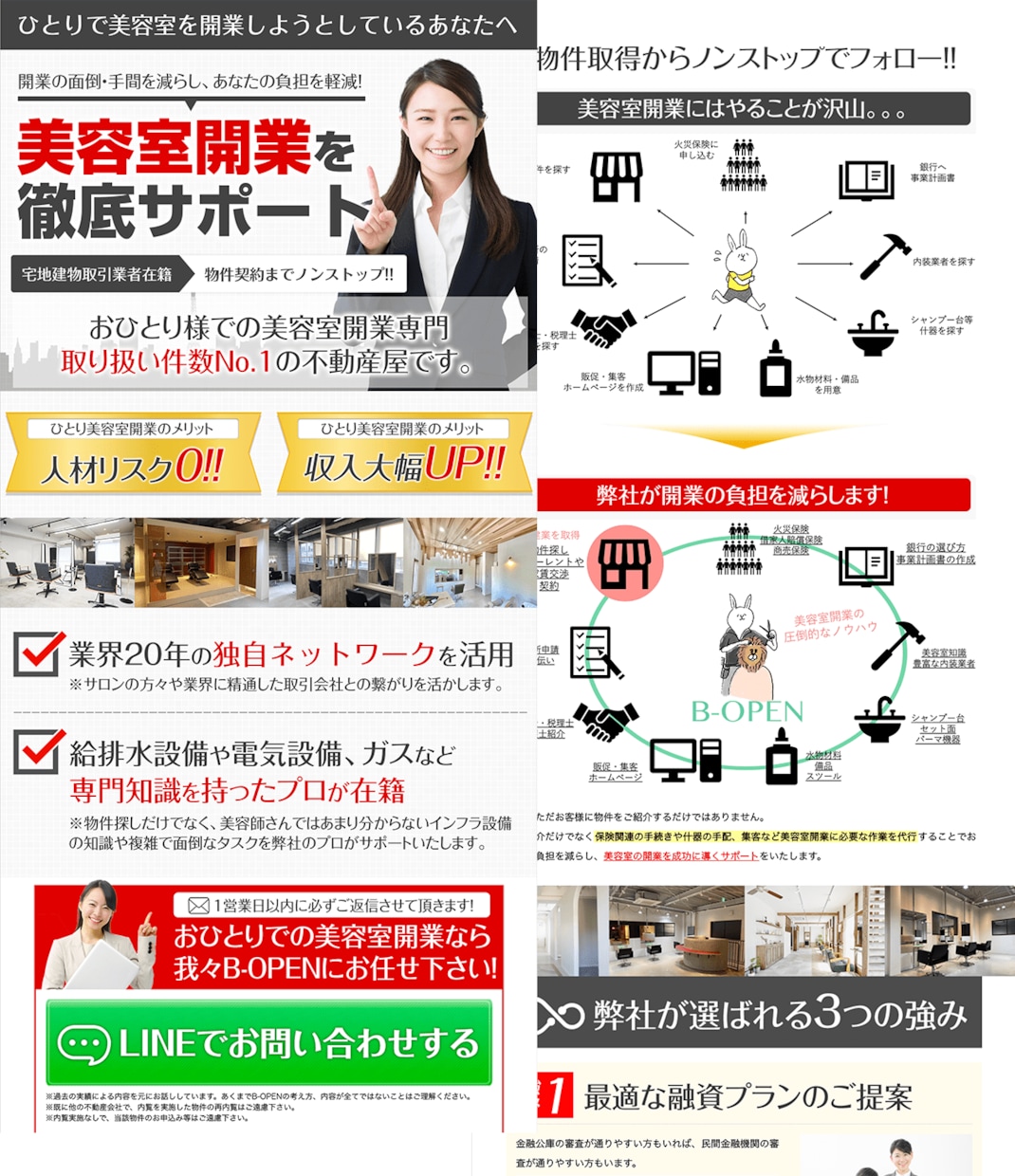 ネット広告に鬼強いランディングページを制作します 修正・長さ無制限！納得のいくLPを制作します イメージ4