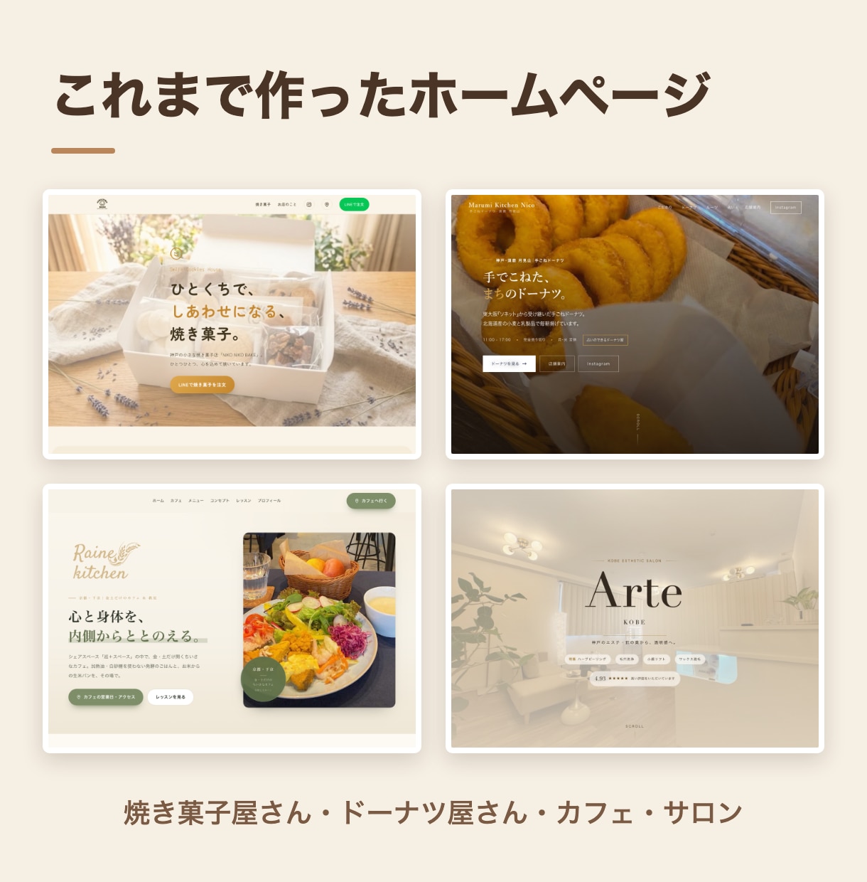 ホームページの文字や写真を差し替えます 営業時間やメニューの変更を3か所まで直します イメージ2