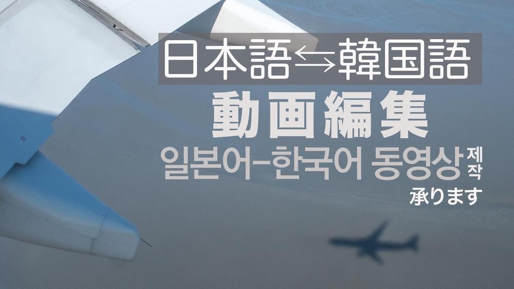 日本語⇆韓国語動画編集を承ります インバウンド・韓国旅行、韓国輸出・韓国製品輸入販売等に対応 イメージ1