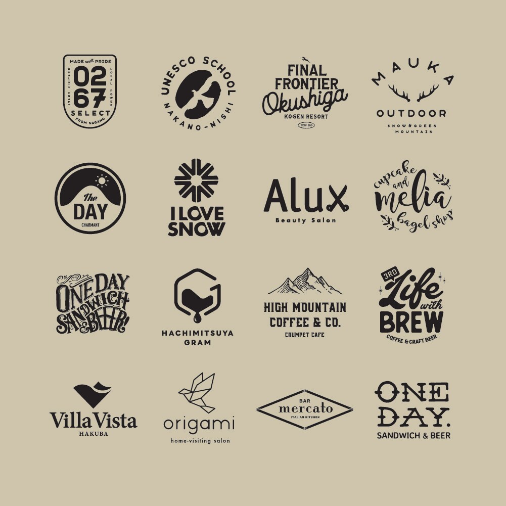 海外ブランドの様なLOGOを作ります カフェやアパレルなど、シンプルでアメリカンなロゴ専門 イメージ7