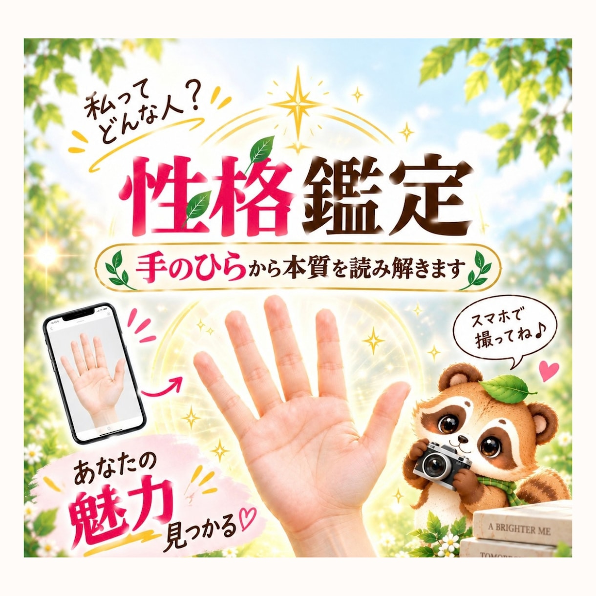 手のひらから性格と本質を読み解きます 思考・恋愛・行動のクセやあなたの強みが分かります イメージ1