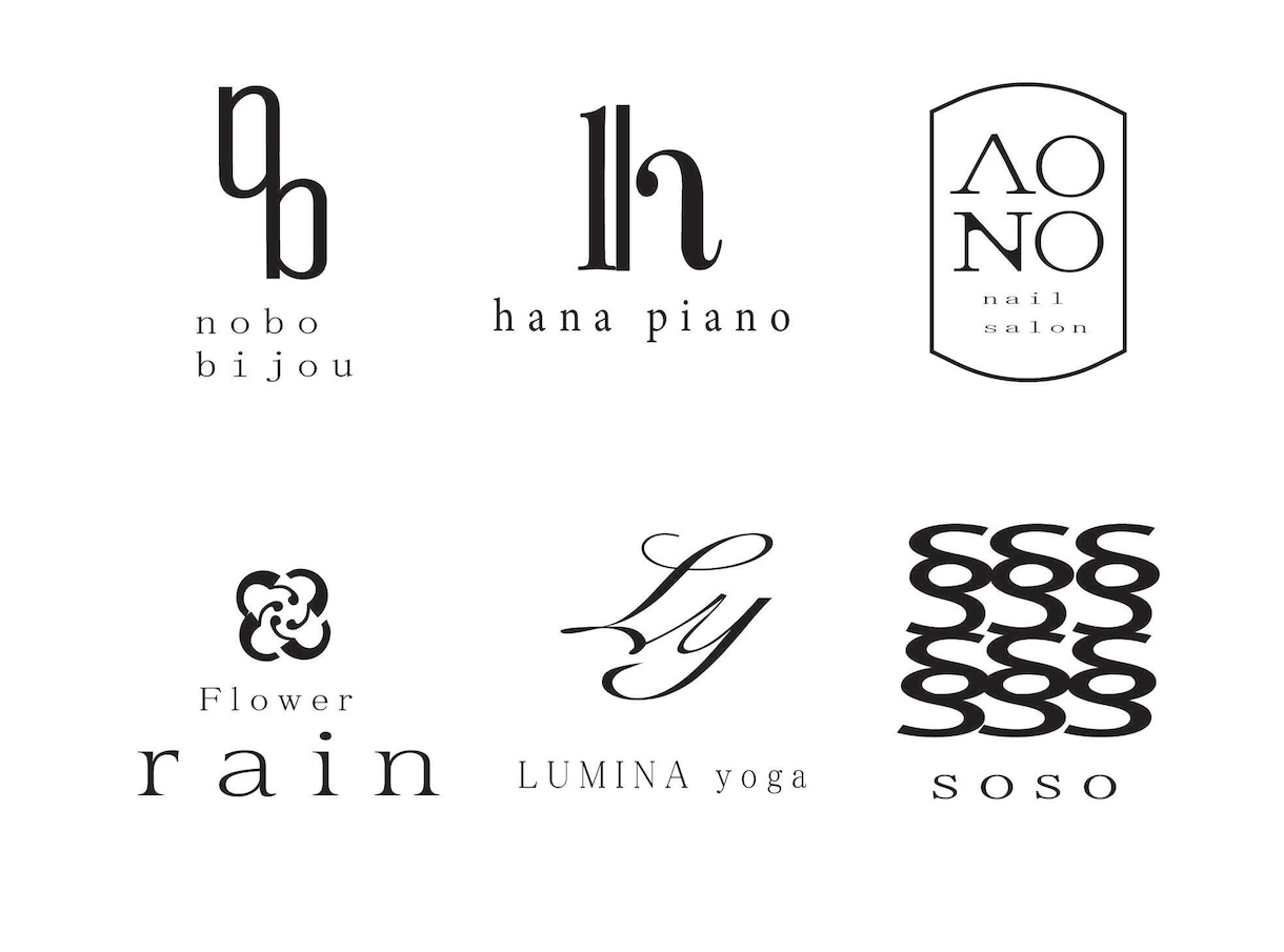 シンプルな文字を活かしたロゴデザインを制作します 文字を活かし、お店の想いを形にするロゴをご提案します。 イメージ2
