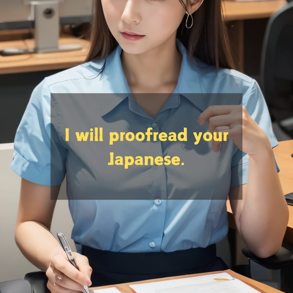 Proofreading Japaneseます For International :) イメージ1