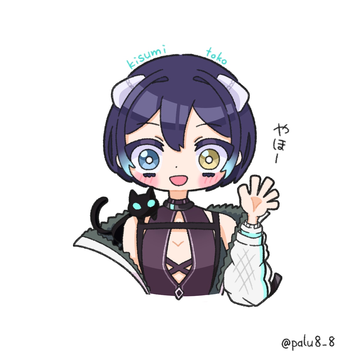 全身OK！シンプルで可愛いSDキャラ作成します 今すぐに簡単なイラストが欲しい！！方必見 イメージ3