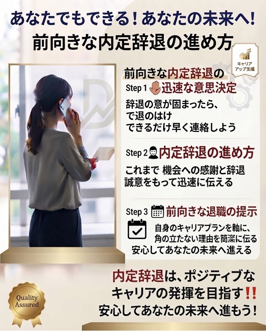 内定辞退or承諾期間を延ばせる方法をお伝えします 伝え方・伝える内容・タイミング3つのポイントの工夫で解決 イメージ1