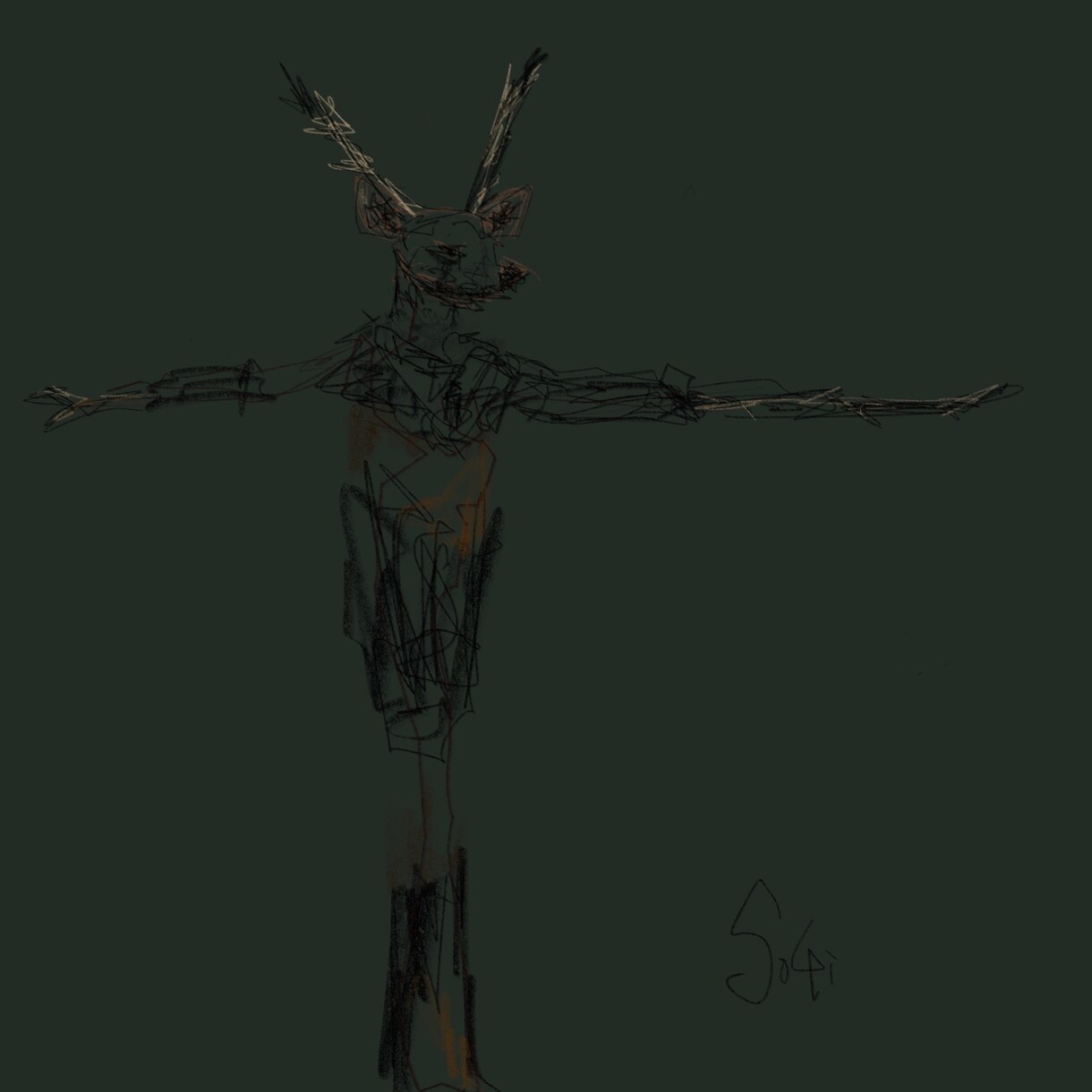 独特な画風でオリジナルのイラストを描きます 不思議な発想力で不思議な絵を描いてます イメージ5