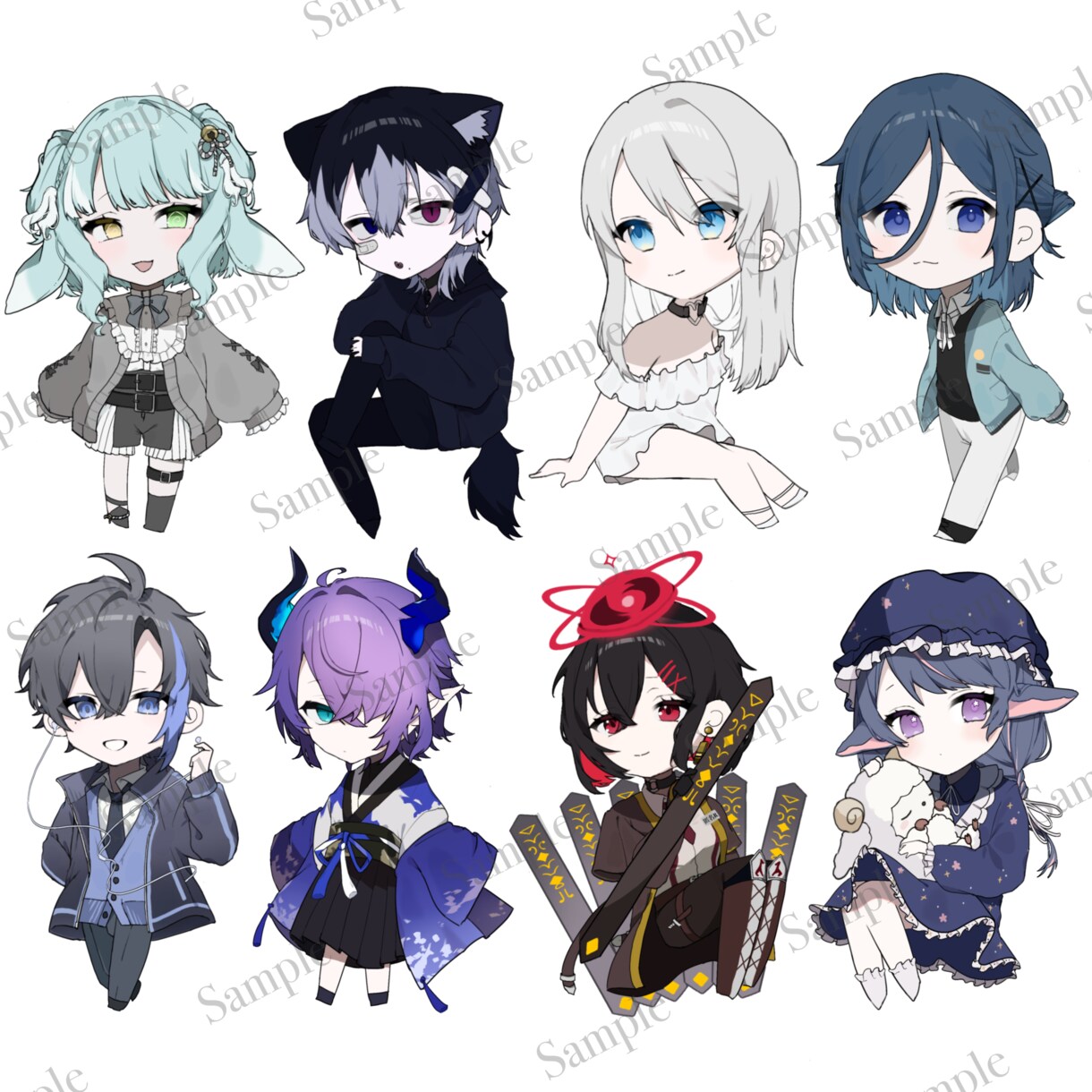 アイコン・サムネ・MV等のイラストを作成します 淡めのイラスト・静かなイラストが得意です！ イメージ4